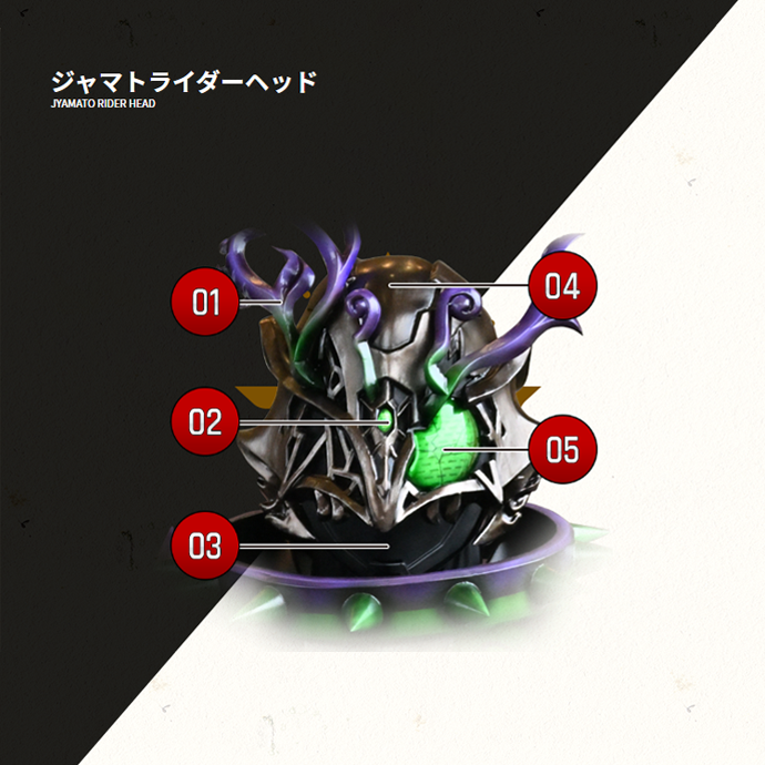 ジャマトライダーヘッド｜仮面ライダーギーツ｜テレビ朝日