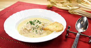 片岡シェフ
「白菜とうこっけいのクリームスープ」