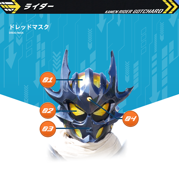 仮面ライダー　ガッチャード マスク　完成品 1/1 こども不織布マスク 仮面ライダーガッチャード│ライフスタイル