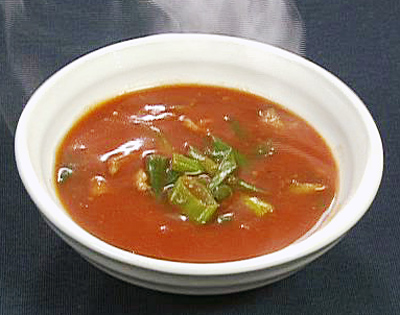 トマトねぎスープ