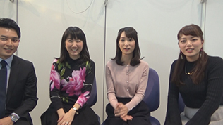 人物紹介VTR『戌年企画！！我が家のわんこ！』  堂真理子、島本真衣、本間智恵、森葉子 <カメラ:田中萌>『上宮さんが帰ってきた！！』  上宮菜々子、堂 真理子、山崎弘喜、三谷紬 <カメラ:久冨慶子>『２０１７年　抱負を語る』  堂真理子・小川彩佳・青山愛・林美沙希・桝田沙也香・森川夕貴 <カメラ:本間智恵>『仮装でハロウィーン！』  堂真理子・大西洋平・本間智恵・宇佐美佑果 <カメラ:山本雪乃>『アナウンサーのパパ＆ママ事情』  武内絵美・清水俊輔・大木優紀・堂真理子・宇佐美佑果『斎藤アナに習うモデルポージング』  松尾由美子・堂真理子・加藤泰平・本間智恵・斎藤康貴  <カメラ:上宮菜々子>『女性アナウンサーのランチに同行！』  大木優紀・上宮菜々子・堂真理子･久冨慶子  <カメラ:大木優紀・上宮菜々子・堂真理子>