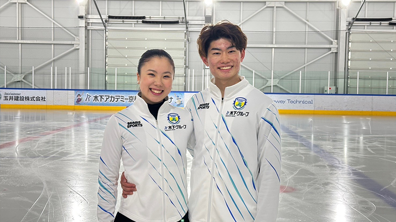 吉田 唄菜選手・ 森田 真沙也選手