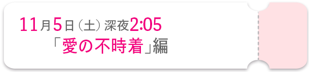 11月5日(土)深夜2：05「愛の不時着」編
