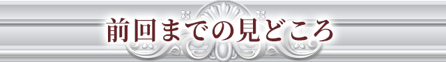 前回までのみどころ