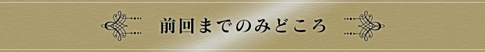 前回までのみどころ