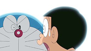 「のび太が恐竜に変身！？　しりとり変身卵」「のび太王？石器時代の王さまに」