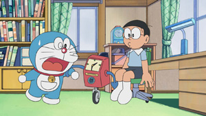 「地球最後の日！？　未来の町にただ一人」「逃げろ、ドラえもん！　スケジュールどけい」
