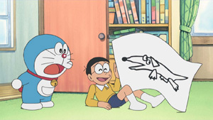 「のび太のペットは紙の犬！？」