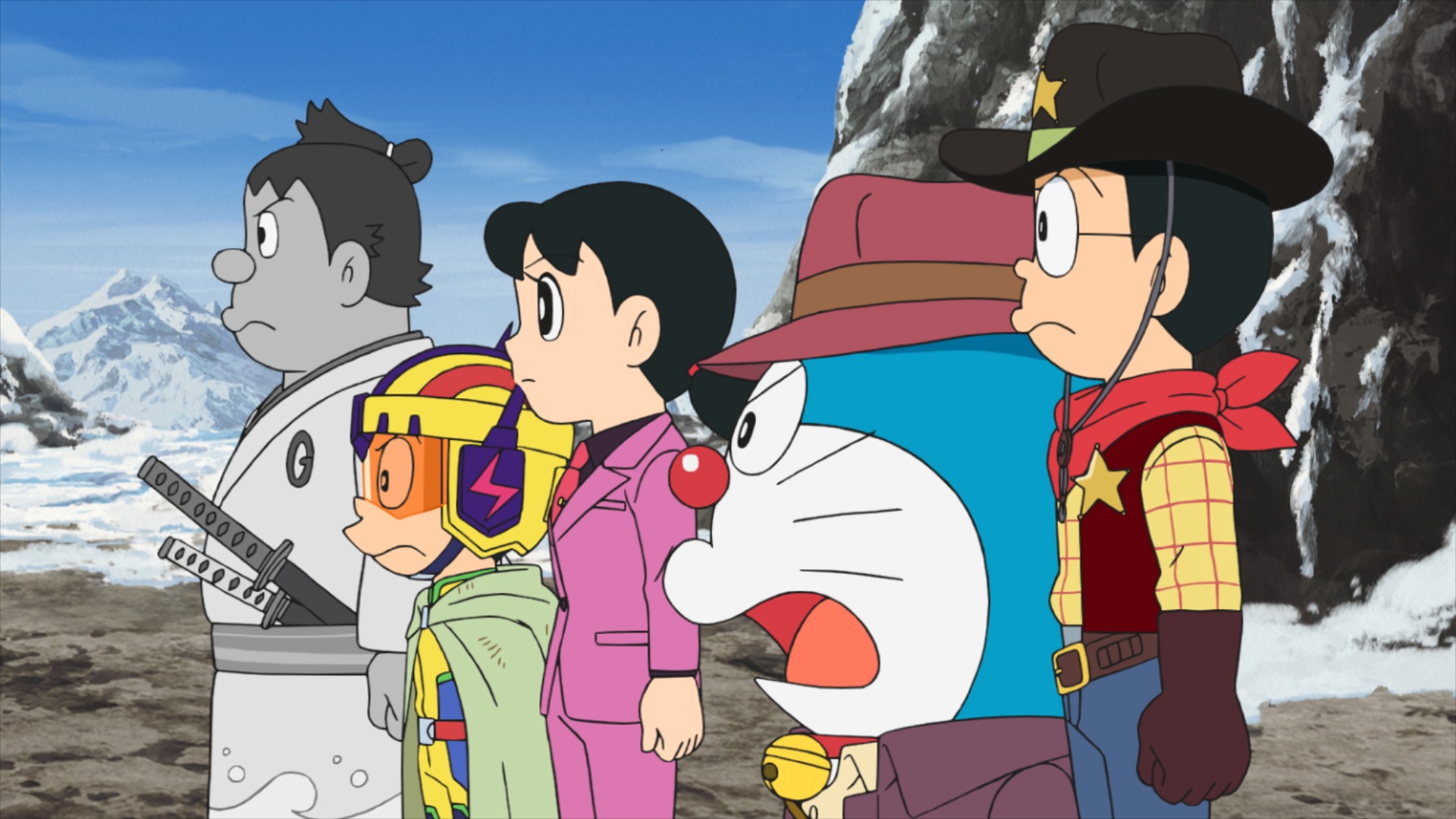 「深夜の町は海の底」「映画に出たい、ドラえもん！？」「天空城の秘宝（ひほう）！～Legend of the True Hero～」