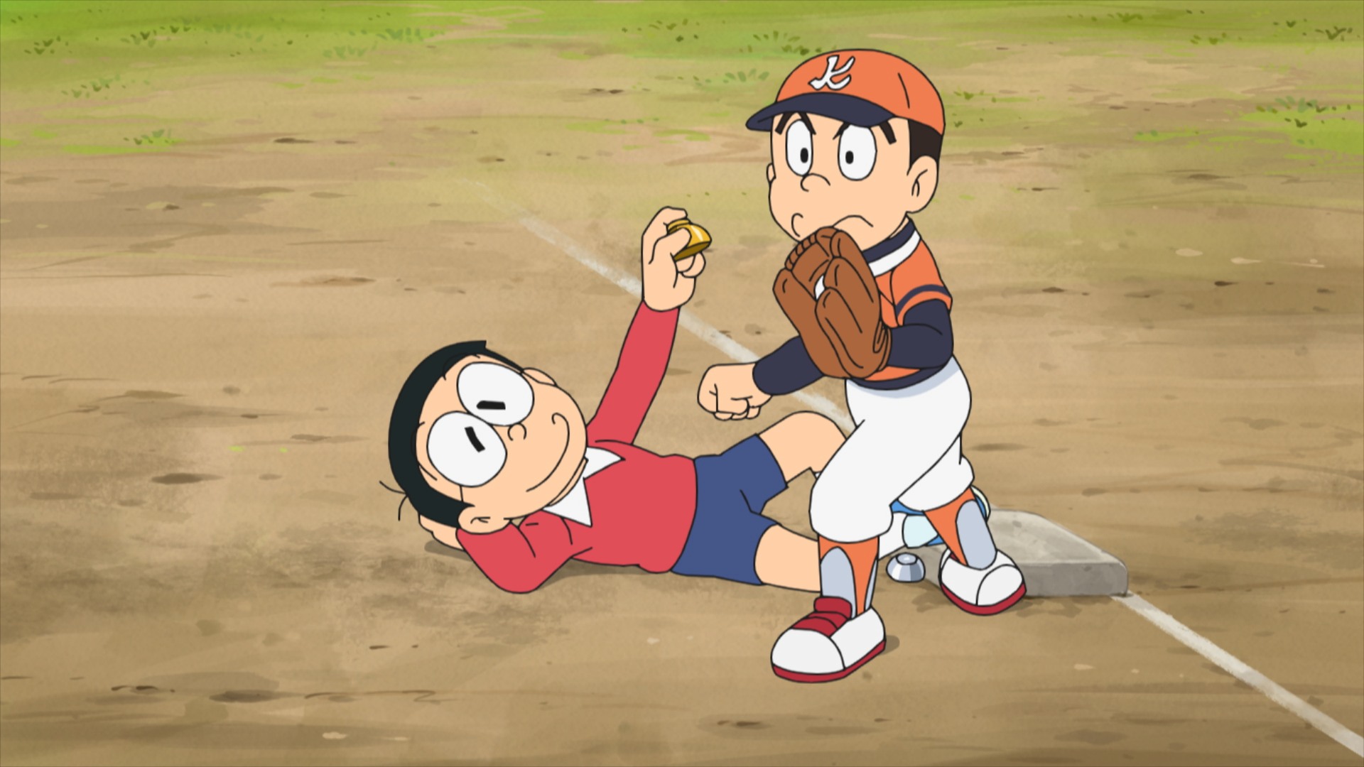 「盗塁（とうるい）王をめざせ」「フェスティバルーン」「映画ドラえもん のび太の絵世界物語」