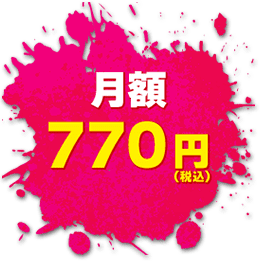 月額利用料 770円