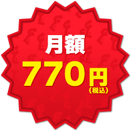 月額利用料 770円