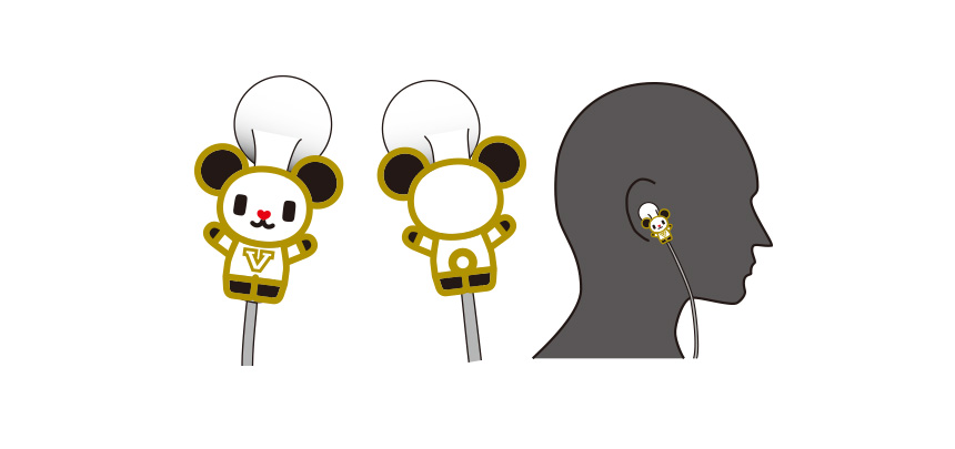 ゴーエクスパンダ　イヤフォンアクセサリー