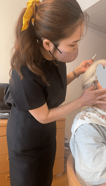 ～９月前半実施～　高齢者施設への美容レクリエーション