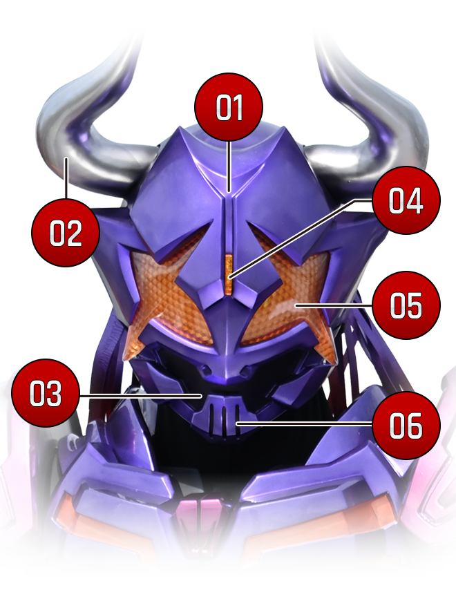 仮面ライダーギーツ 仮面ライダーバッファコアID ひび割れ www.pefc.com.uy