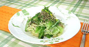 片岡護シェフ
「春野菜としらすのパスタ」