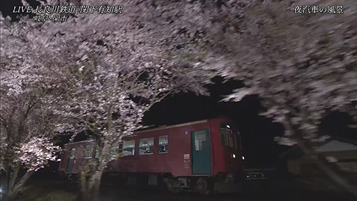 夜汽車の風景～長良川鉄道・関下有知駅