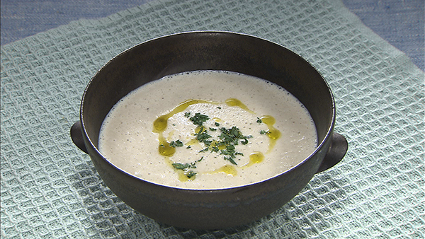 きのこ集まれポタージュ