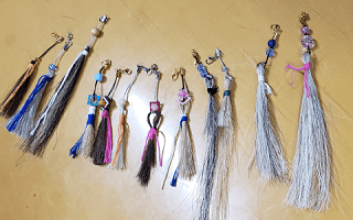 馬のタテガミで作ったストラップは良い記念になりました。