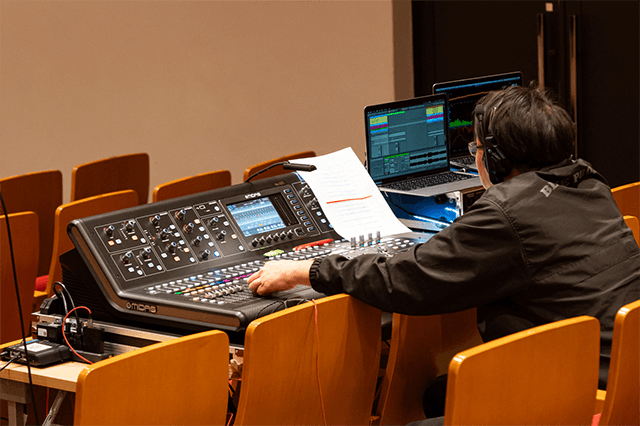 音響、照明スタッフ