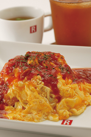 オムライス・チキントマト