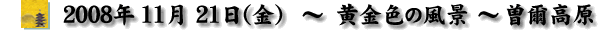 2008/11/21 F̕i-\H