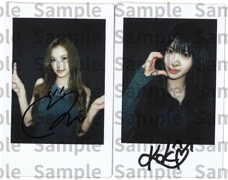 ベンジー　緑黄色社会　ラストプレゼント　サイン入り izna MAI＆KOKO サイン入りインスタント写真プレゼントキャンペーン｜M