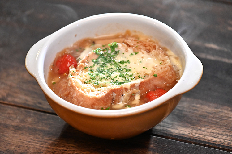 「シノメシ」その7…オニオングラタンスープ