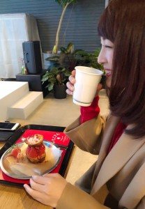 新井さんとーコーヒー