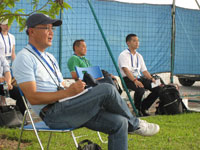 ピッチ解説の川添孝一さん
