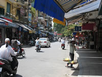 ハノイの旧市街散策