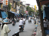 ハノイの旧市街散策