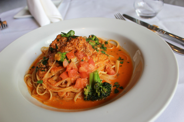 King Crab tomato cream source