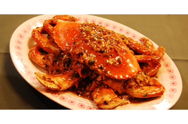 ダンジネス・クラブのブラックビーンズソース