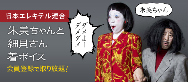 日本エレキテル連合 着ボイス
