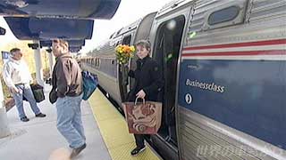 ポートランド駅到着