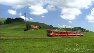 アッペンツェルを走る列車