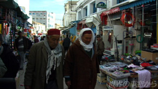 ベジャの市場の風景
