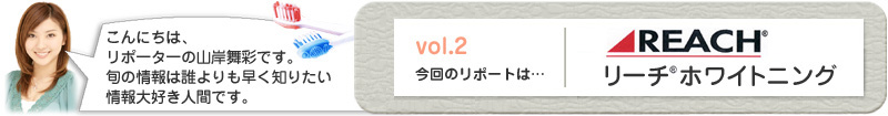 vol.2�@����̃��|�[�g�́u���[�`�z���C�g�j���O�v
