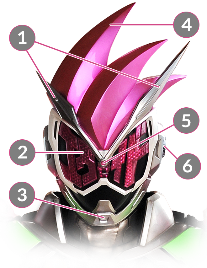 RKF ライダーアーマーシリーズ エグゼイドアーマー｜仮面
